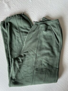 Abercrombie & Fitch Olive Green Fleece Joggers